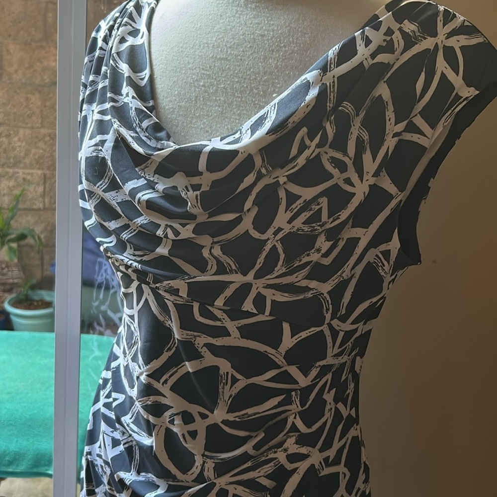 Anne Klein print dress